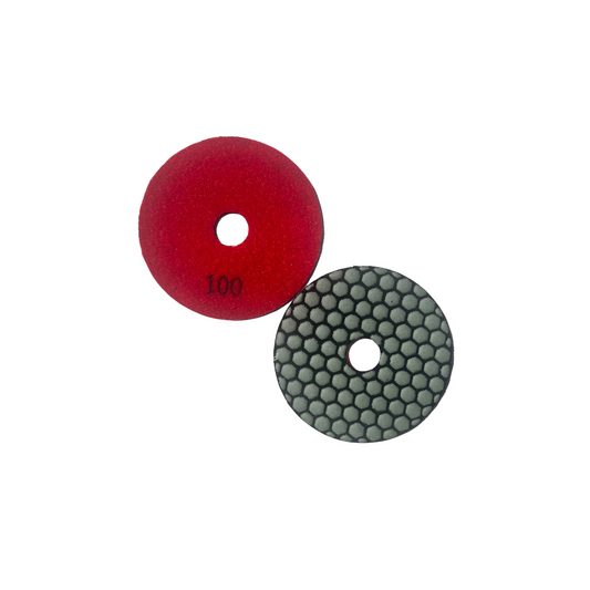 4'' Honeycomb Polishing Pad #100
