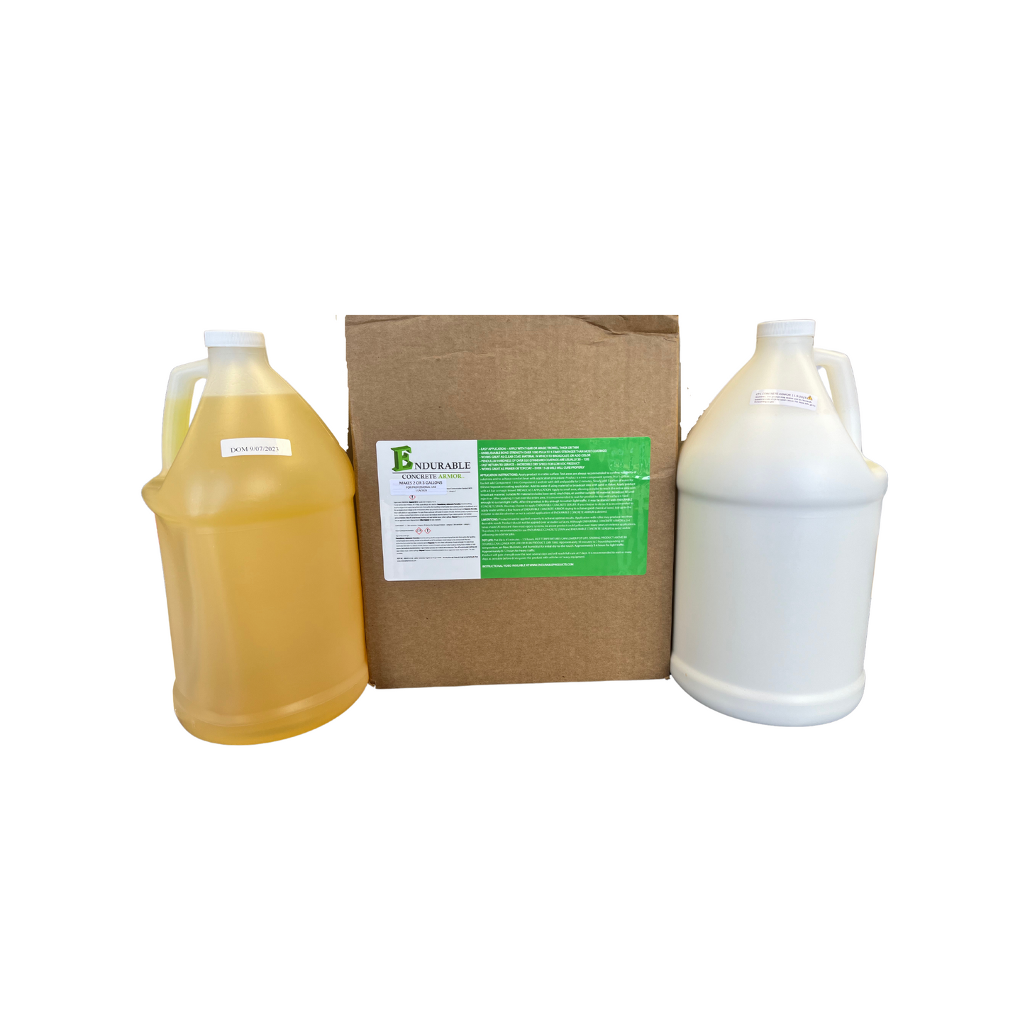 Endurable Concrete Armor Water-Based Epoxy- 2 to 3 Gallon Kit