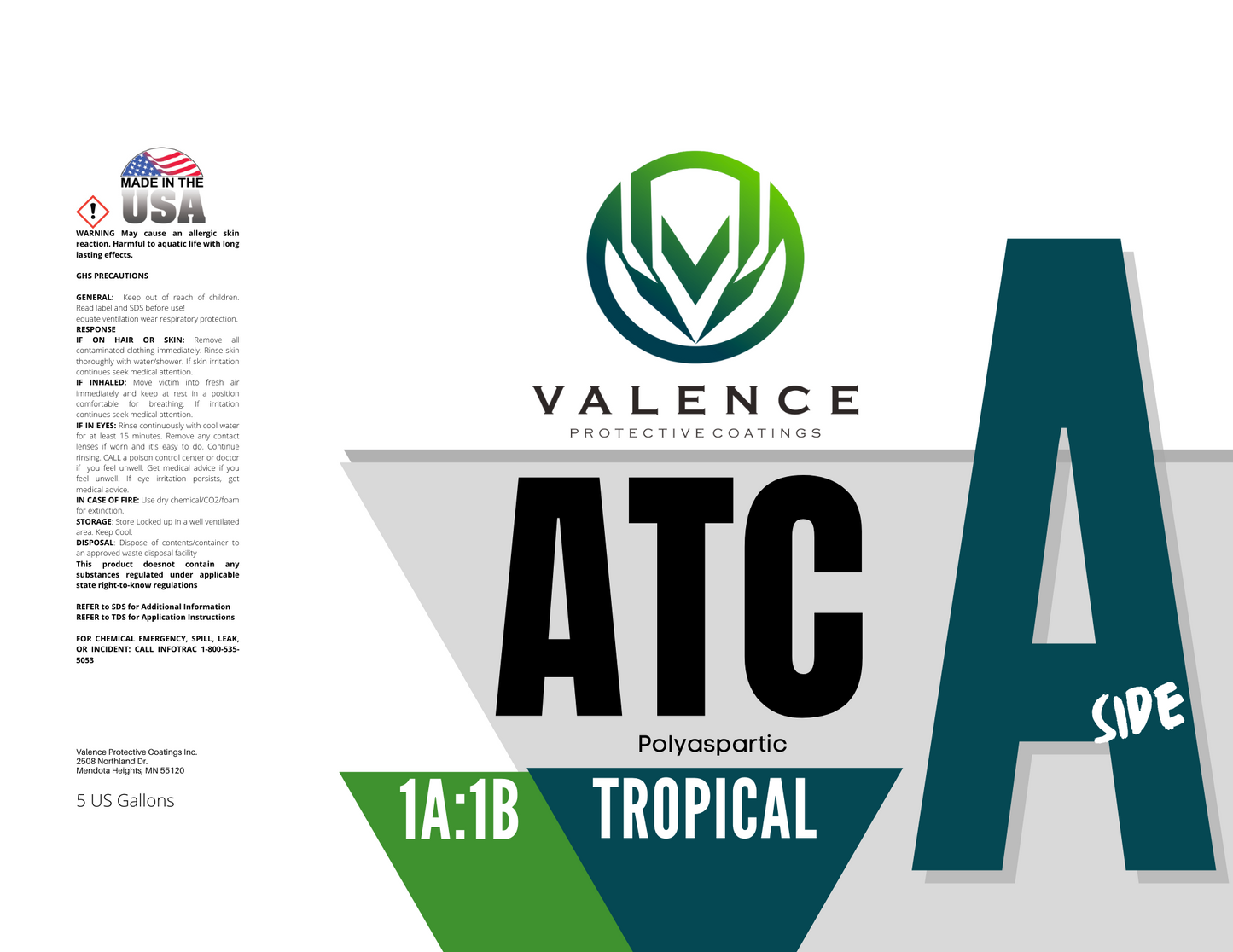 ATC™ POLYASPARTIC 10 Gallon Kit