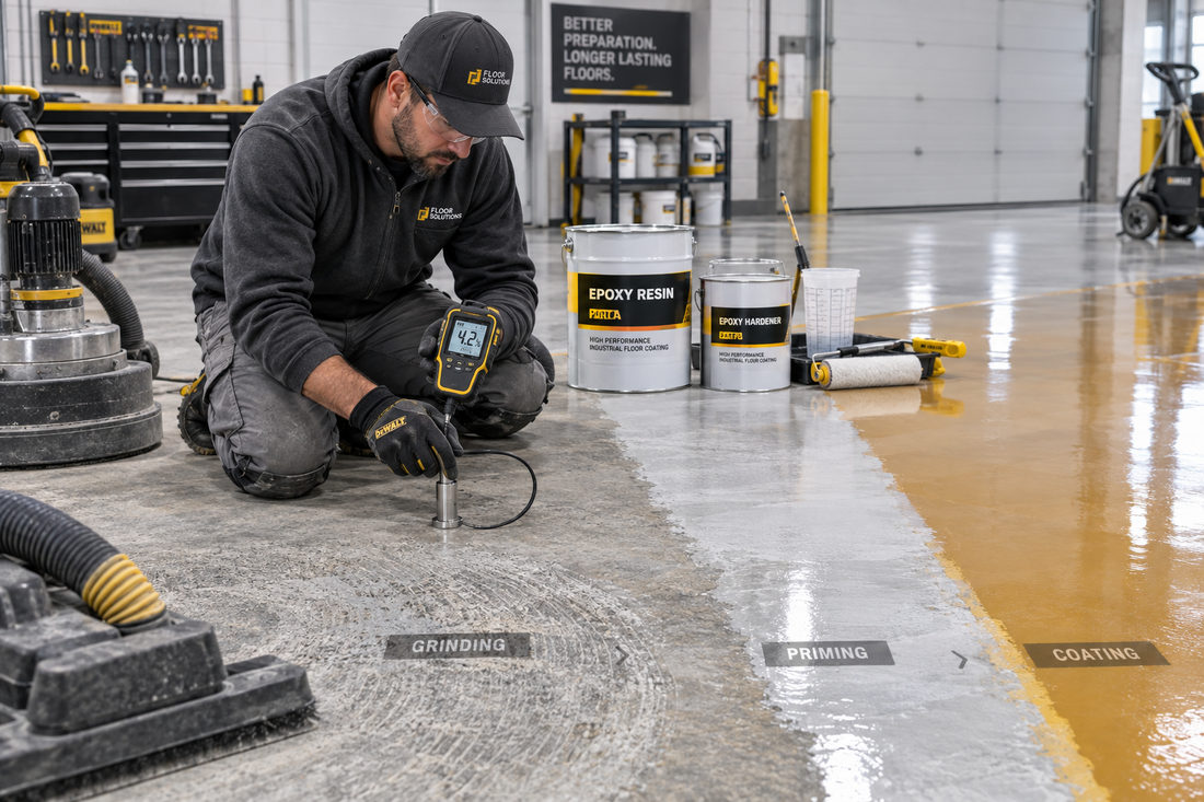 How Epoxy Installer Training Can Improve Moisture Testing and Concrete Preparation Practices