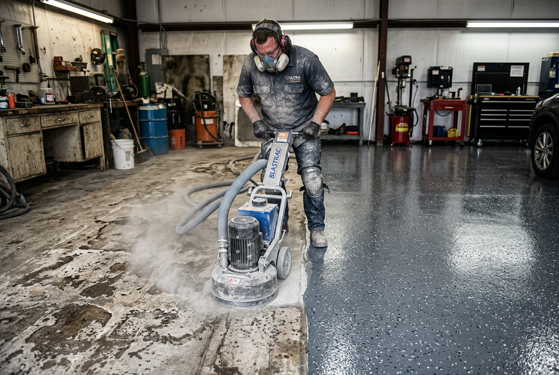 Why Garage Floor Coating Installers Need a Different Approach for Older Concrete