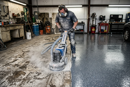 Why Garage Floor Coating Installers Need a Different Approach for Older Concrete