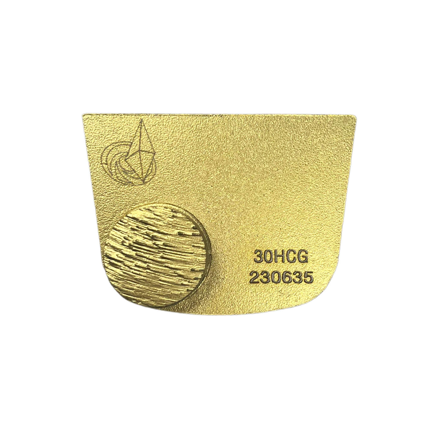 Lavina Diamond Quick Change Gold Trapezoid Single Button - Grit 30 - Super Hard Concrete
