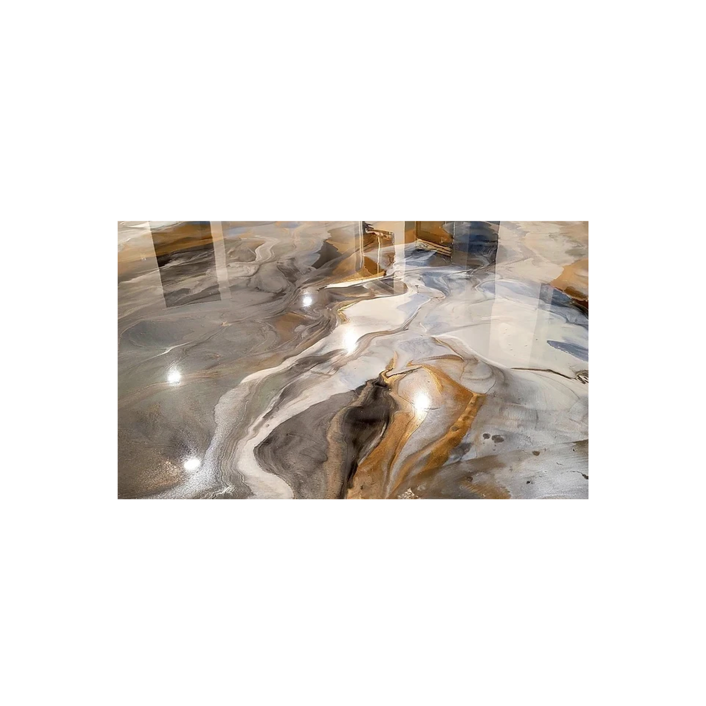 Epoxy Pixels Metallic Pigment