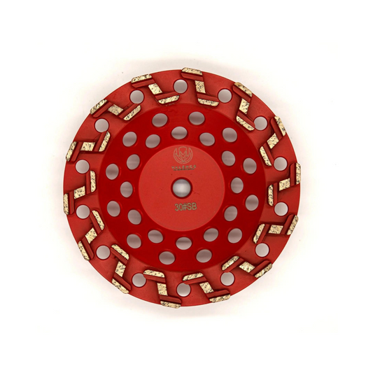 "Z" Seg 30 Grit Cup Wheel 7"