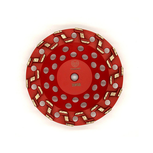 "Z" Seg 30 Grit Cup Wheel 7 Inch