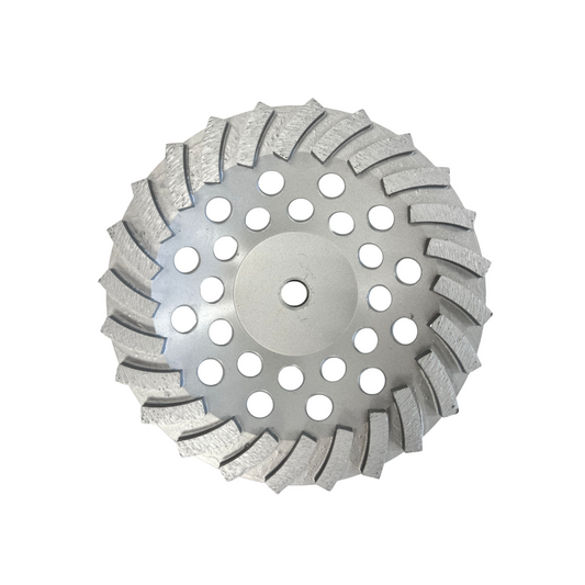 7'' 24 Segment Turbo Cup Wheel - Threaded