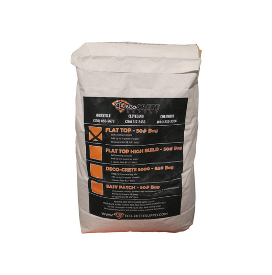 Deco-CRETE Flat Top - Cementitious Bag Mix