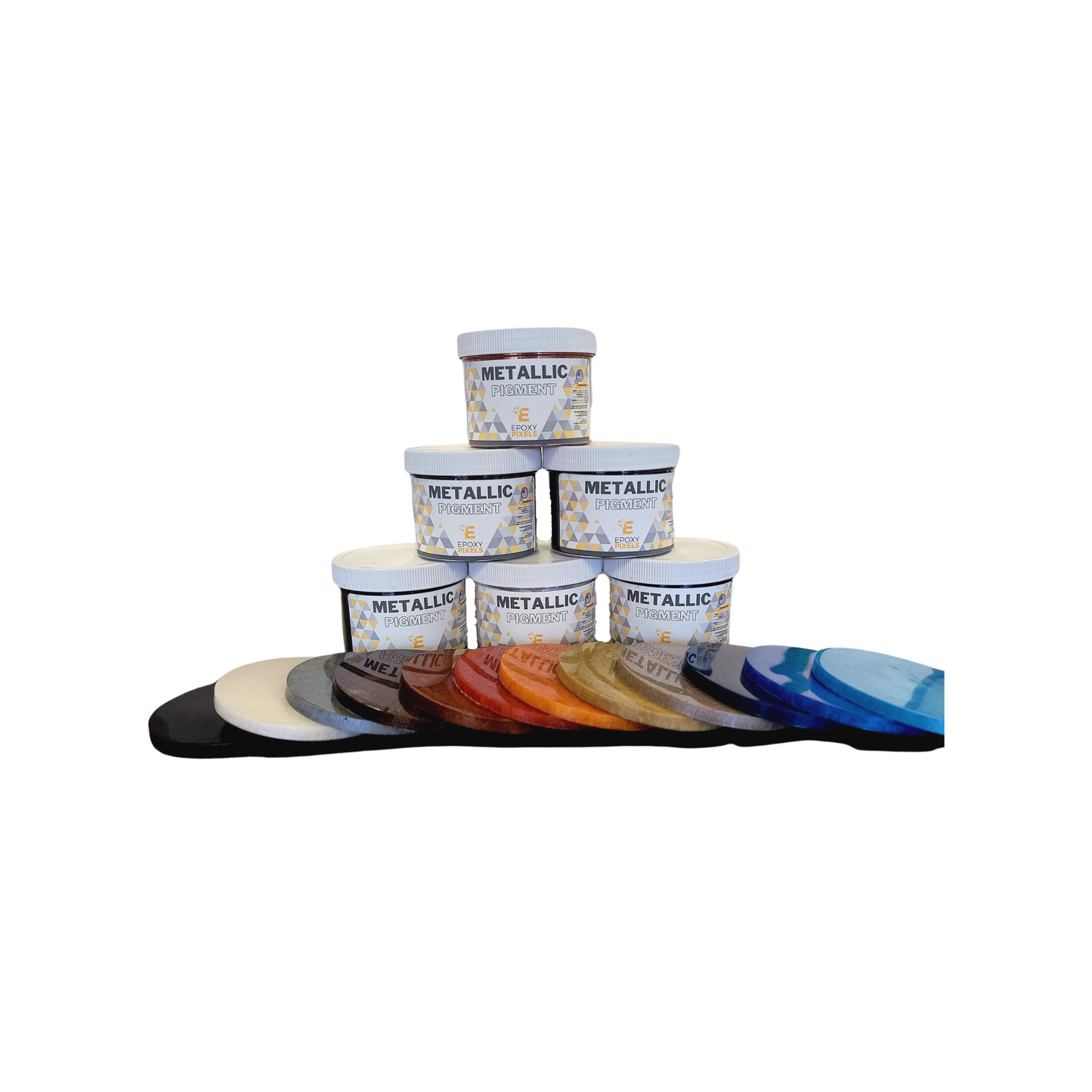 Epoxy Pixels Metallic Pigment