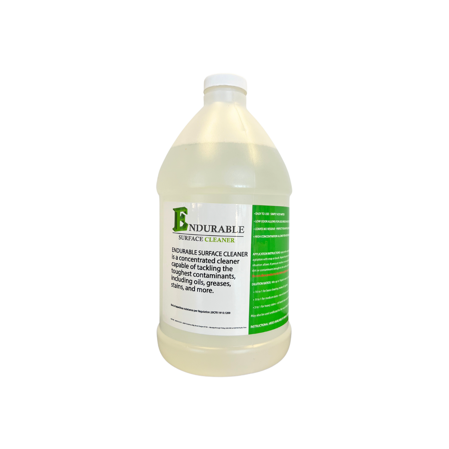 Endurable Surface Cleaner 8.5 Gallon Concentrate